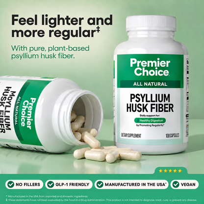 Psyllium Husk Fiber Capsules