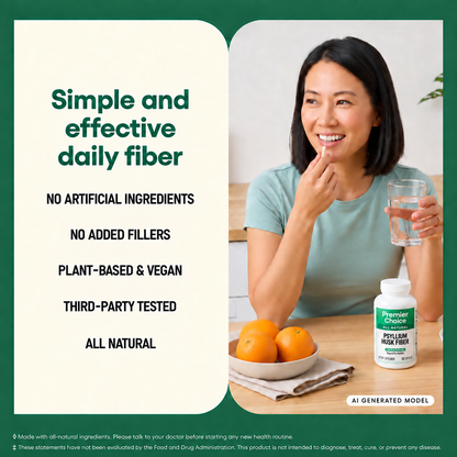 Psyllium Husk Fiber Capsules
